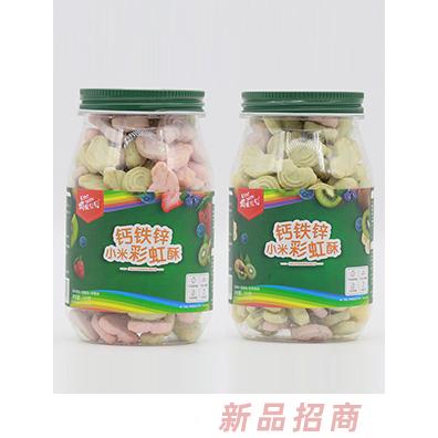 柯妮贝贝钙铁锌小米彩虹酥香蕉味+草莓味+奇异果味蓝莓味+香蕉味+奇异果味草莓味+蓝莓味+香蕉味奇异果味+蓝莓味+草莓味