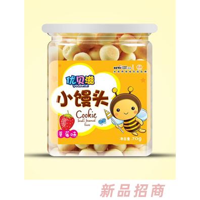优贝滋小馒头草莓味牛奶味香蕉味椰奶味