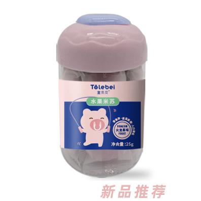 童乐贝水果米苏火龙果酸奶香橙猕猴桃味水果儿童米饼代理