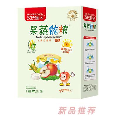 汉氏宝贝果蔬能粮水果奶营养米乳盒装