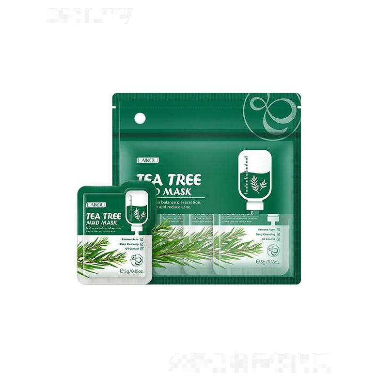 汕头市威仕达  莱蔻茶树面膜泥  5g12片   清爽保湿