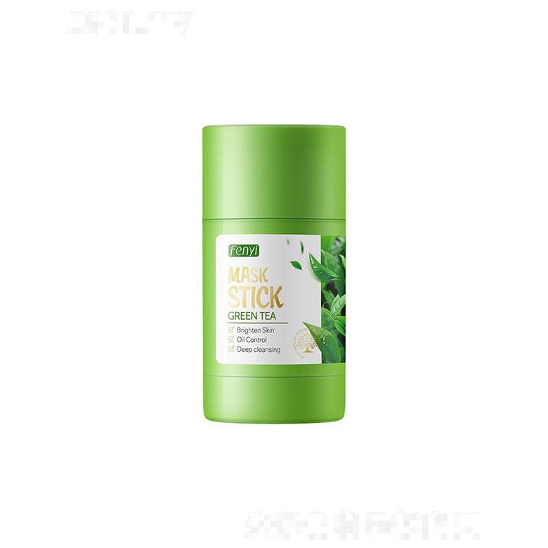 汕头市威仕达  芬逸绿茶泥浆面膜固体棒  40g   免洗保湿补水