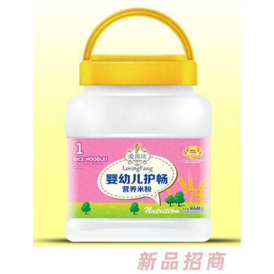 爱茵坊燕麦钙铁锌淮山莲子绿豆百合核桃加钙护畅营养米粉桶装