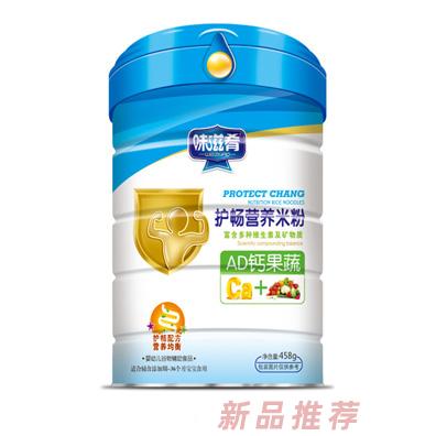 味滋肴AD钙果蔬复合益生元核桃莲子猴头菇护畅营养米粉罐装