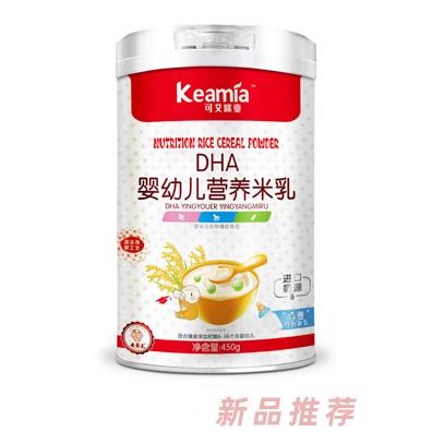 可艾咪亚益生元多维钙铁锌多维水果缤纷DHA婴幼儿营养米乳辅食450g招商