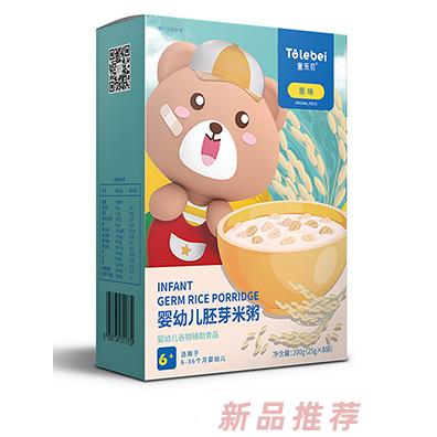 童乐贝婴幼儿小米粥苹果胚芽米粥原味小米粥牛肉辅食代理