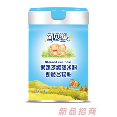 萌贝滋蒸米粉-益生元-胡萝卜蔬菜-果蔬多维-钙铁锌多维即食谷物粉