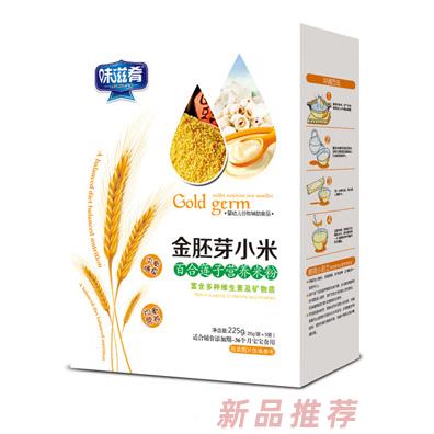 味滋肴金胚芽小米百合莲子核桃淮山铁锌钙五谷杂粮营养米粉盒装