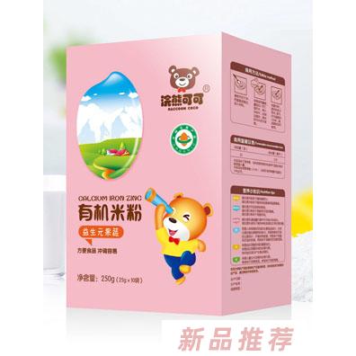 浣熊可可益生元果蔬钙铁锌胡萝卜蔬菜益生菌有机米粉
