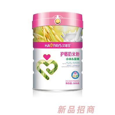 汉培仕金装护肠小米紫薯+菠菜+玉米+胡萝卜奶米粉听装