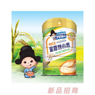 才星状元百合莲子核桃淮山铁锌钙五谷杂粮金胚芽小米米粉铁桶装458g