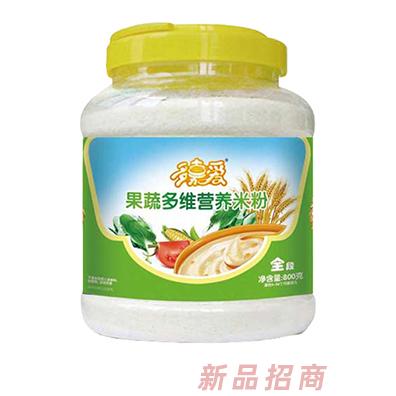 多嘉爱营养米粉桶装果蔬多维胡萝卜淮山薏米铁锌钙多种口味冲调米粉