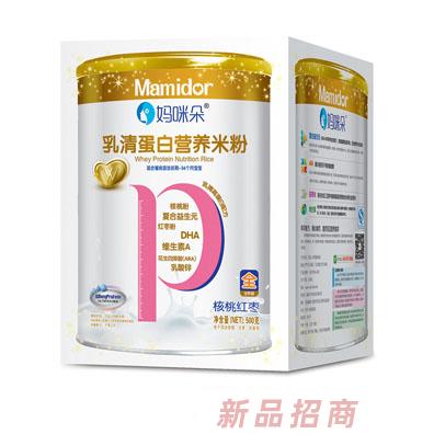 妈咪朵核桃红枣果蔬多维活性益生元护畅双歧因子铁锌钙乳清蛋白营养米粉盒装