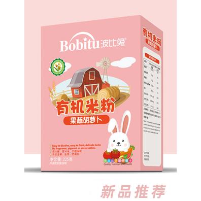 波比兔果蔬胡萝卜+淮山薏米+益生元护畅+经典原味有机米粉盒装