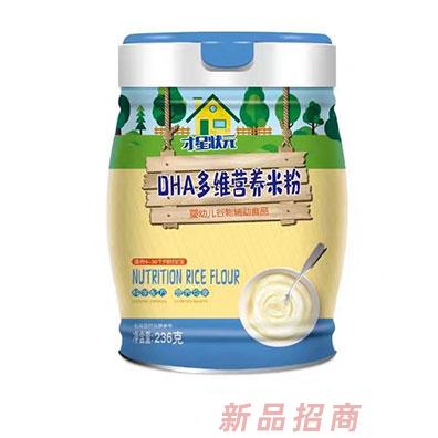 才星状元DHA多维高铁营养米粉罐装236g