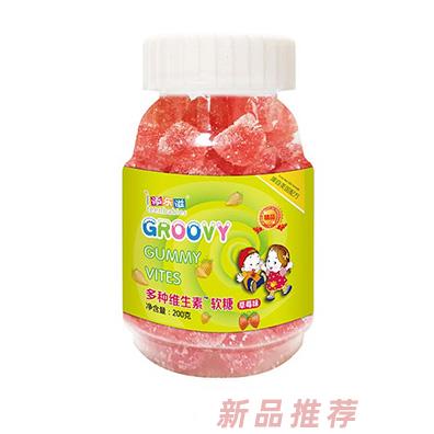添乐滋多种维生素钙铁锌果汁开胃益生菌维生素C软糖