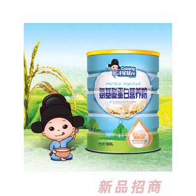 才星状元氨基酸复合全营养核桃铁锌钙益生元蛋白营养粉铁桶900g