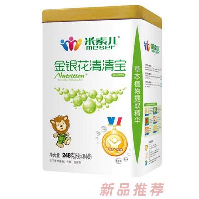 米素儿金银花开味消食益生元清清宝