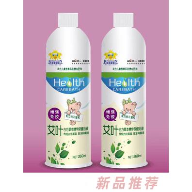 金盾爱婴马齿苋古艾叶菖蒲金银花方草本精华保健浴液250ml
