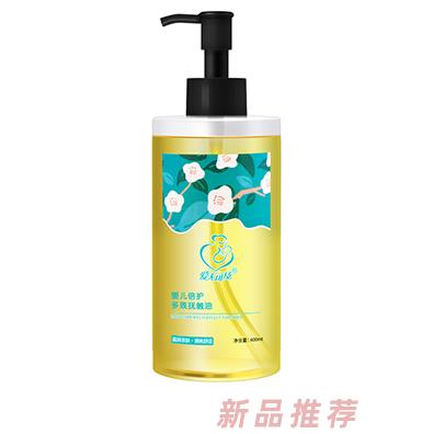 爱无可及婴儿倍护多效抚触油400ml优选山茶籽油油橄榄果油萃取精华