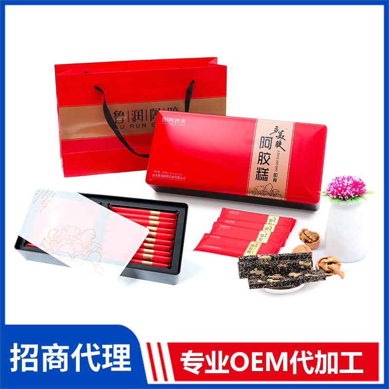 鲁润即食阿胶糕 OEM定制阿胶糕 厂家批发阿胶货源