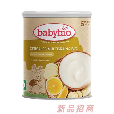 伴宝乐有机婴幼儿混合水果藜麦多谷米粉