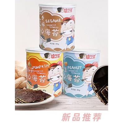 脆芝多芝麻夹心海苔