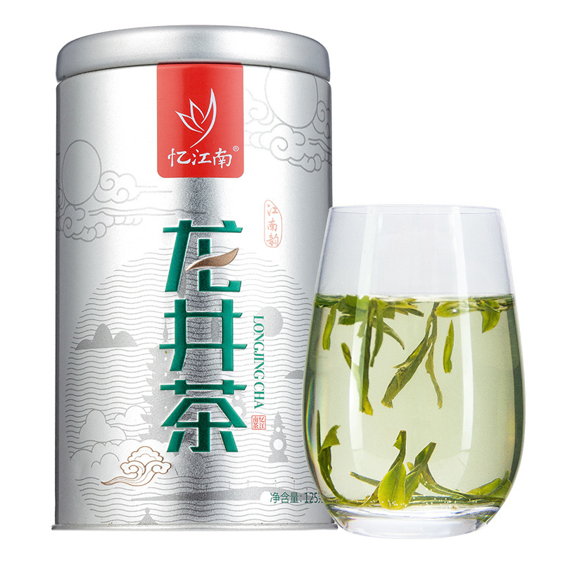 忆江南杭州钱塘龙井茶罐装oem代工