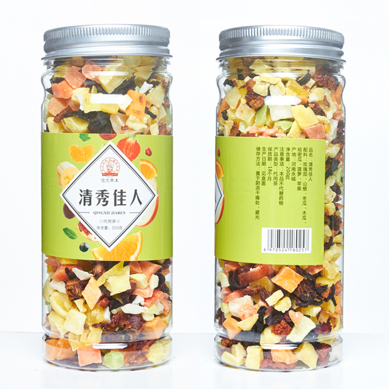 花果茶瓶装水果茶果粒茶oem代工