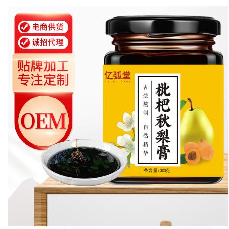 冰糖雪梨膏枇杷养生膏纯梨膏OEM代工