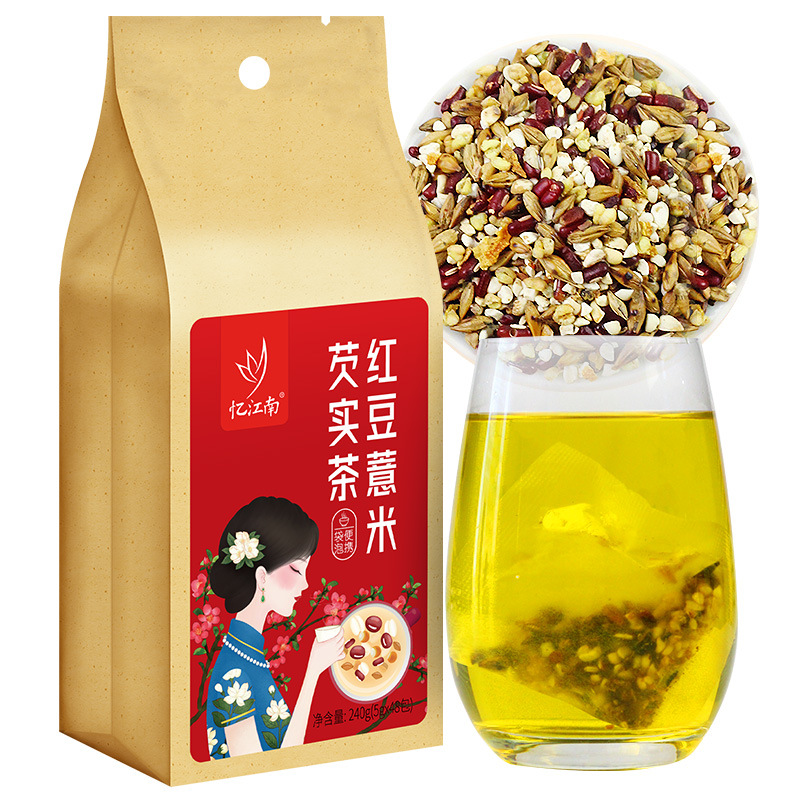 忆江南红豆薏米金银花菊花枸杞茶oem代工