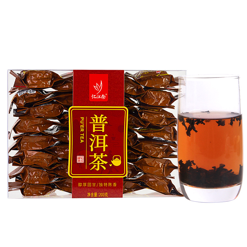 忆江南普洱茶熟黑茶散装oem代工