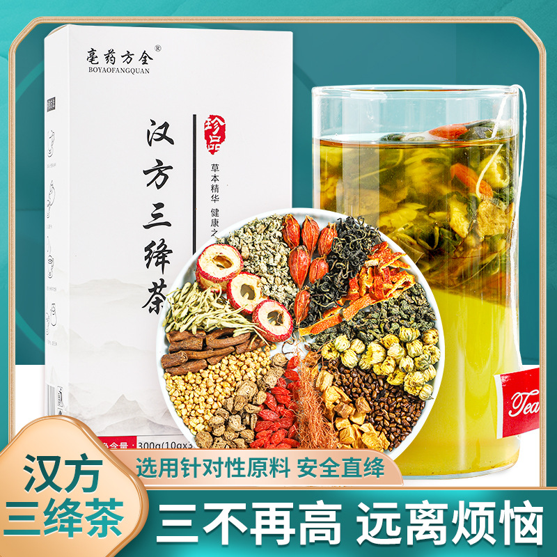 汉方三绛茶OEM代加工