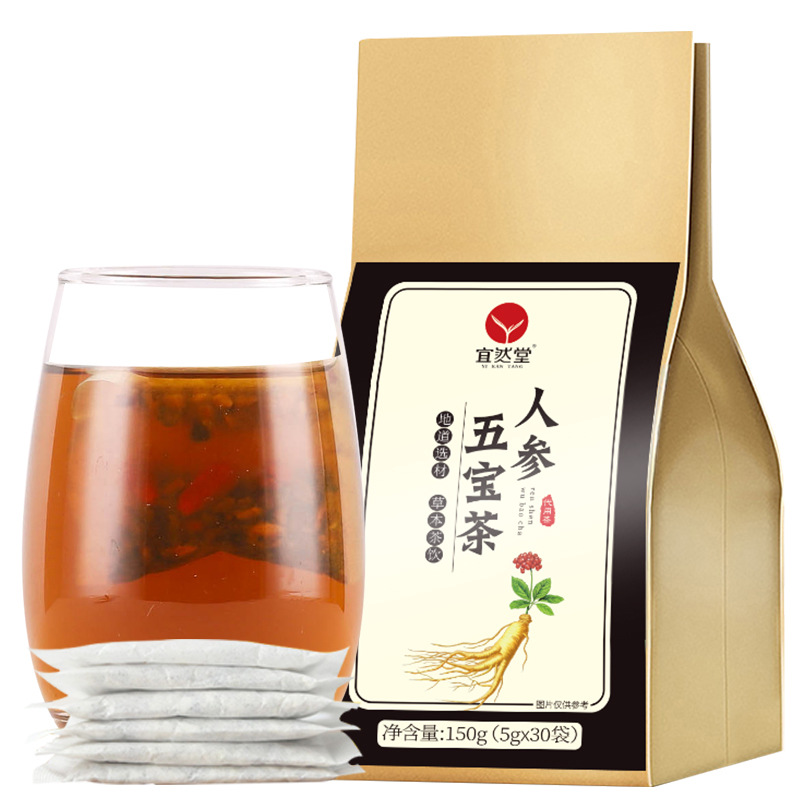 男人茶人参五宝茶OEM代加工