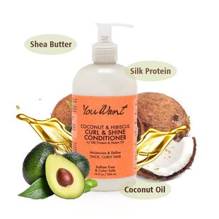 跨境英文Coconut Oil Hair Shampoo厂家批发修复补水护发素OEM代加工