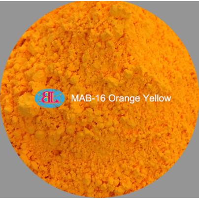 佰霖荧光 MAB-16 水性漆荧光颜料荧光橙黄OEM代工厂