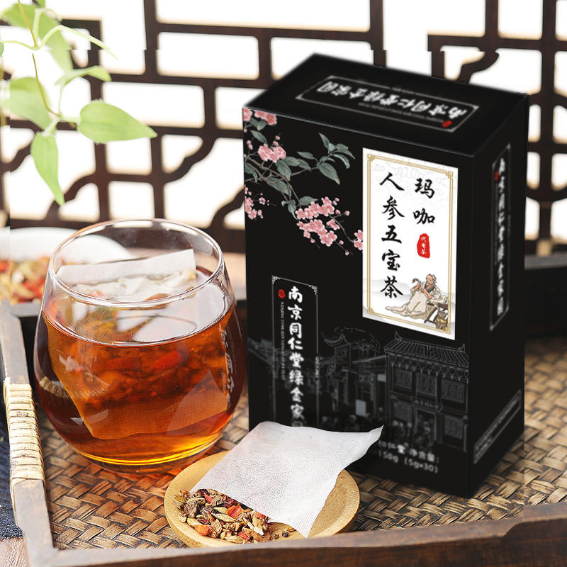 南京同仁堂绿金家园玛咖人参五宝茶OEM代加工