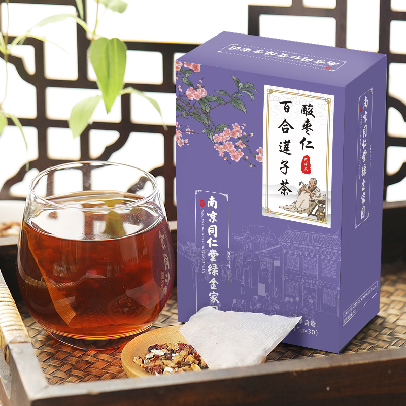 南京同仁堂绿金家园 酸枣仁百合莲子茶 OEM代加工