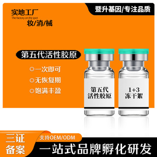 人源胶原蛋白不回落冻干粉修护凹陷oem代加工