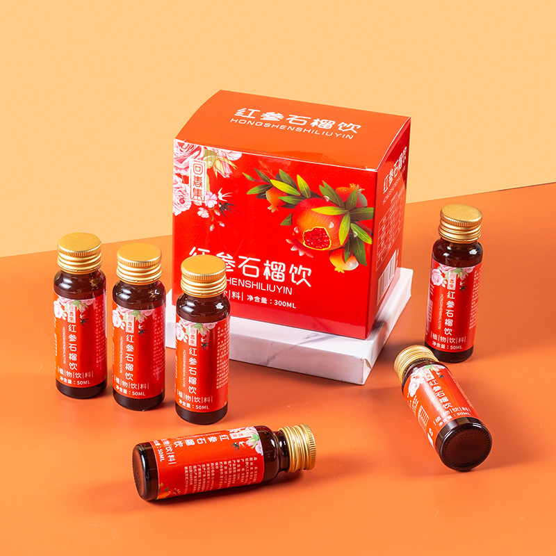 回春集红参石榴饮 300ml植物饮品oem代加工