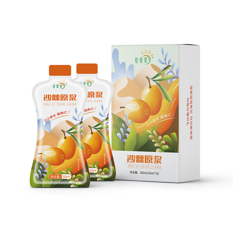 内蒙沙棘原浆沙棘汁oem代加工
