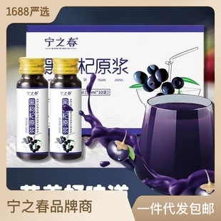 鲜果破壁黑枸杞汁