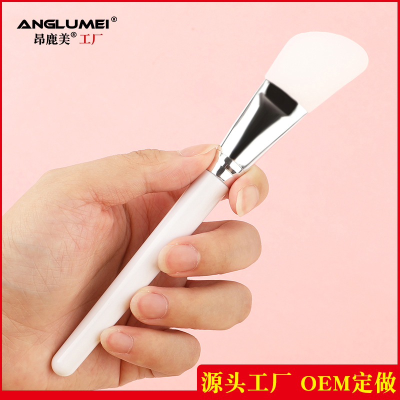 硅胶面膜刷化妆刷软头泥膜刀形OEM代工厂