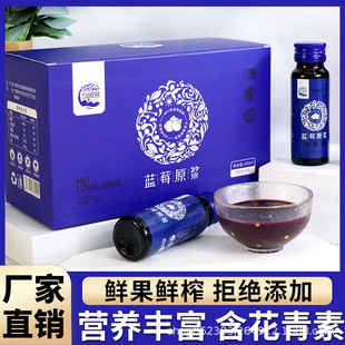 蓝莓原浆饮蓝莓汁OEM代加工