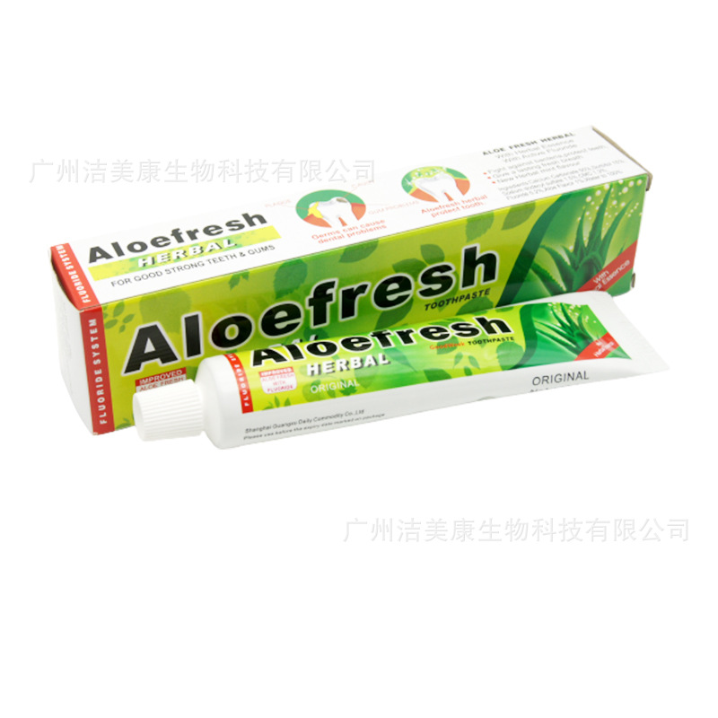 芦荟牙膏Aloe Toothpaste105克OEM代工厂