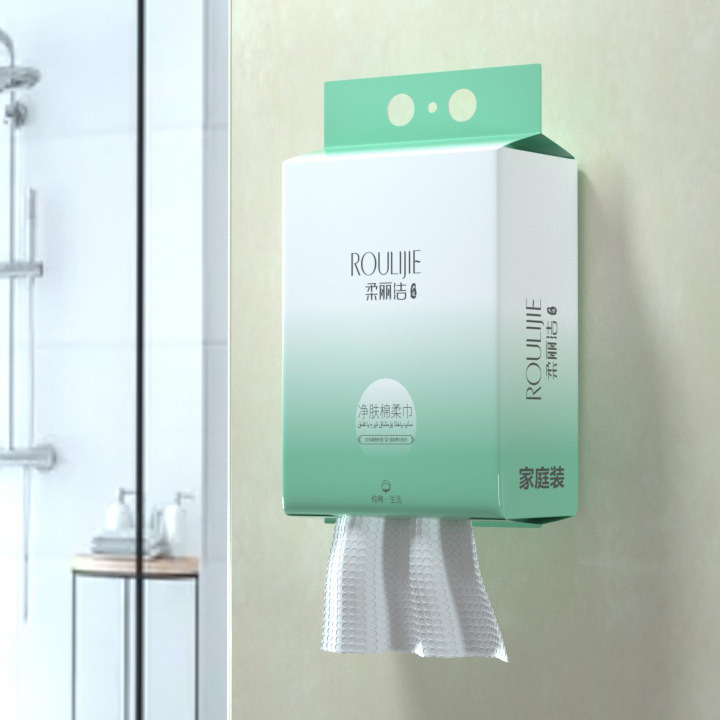 悬挂式抽取洗脸巾一次性洁面巾OEM代加工