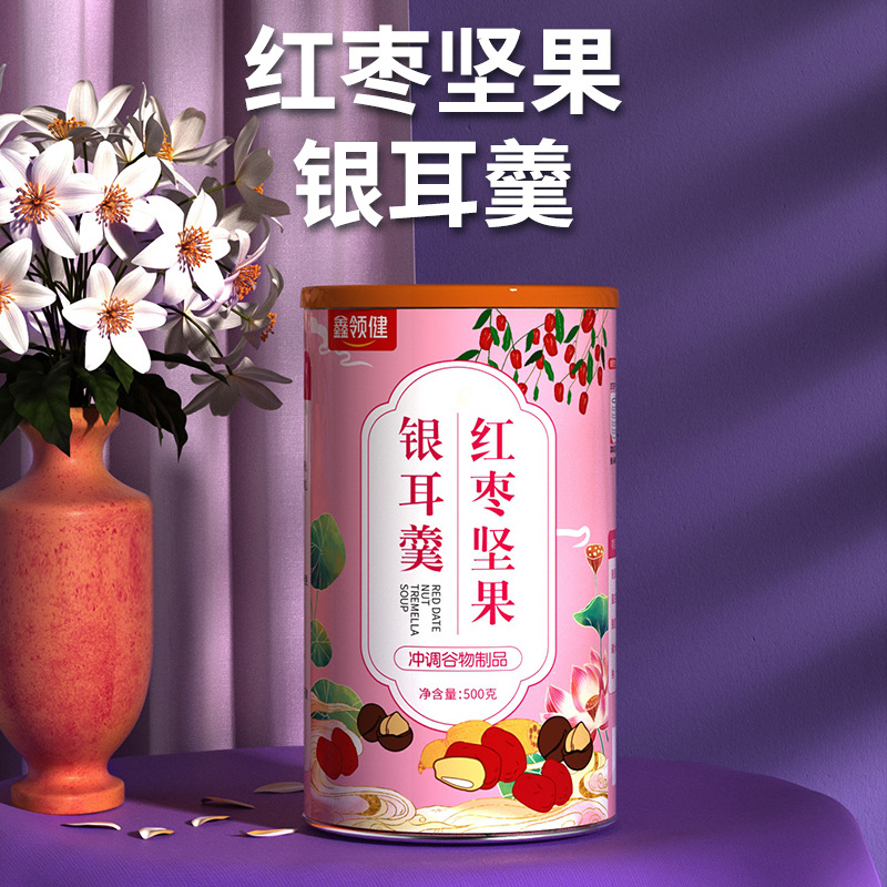 红枣坚果银耳羹免煮冲泡即食银耳羹OEM代加工