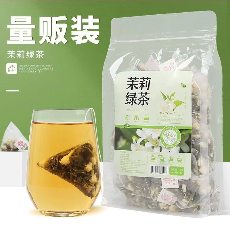 茉莉绿茶花茶组合三角包茶饮OEM代加工
