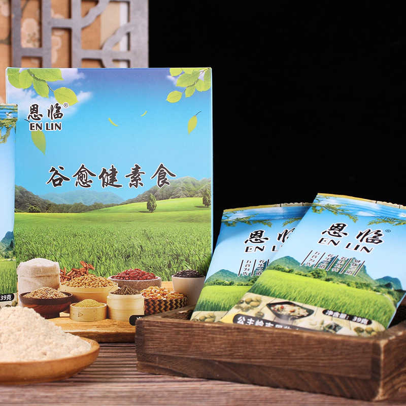 袋装批发谷愈建素食300g五谷杂粮代餐粉膳食纤维养胃五谷代餐粉OEM代加工