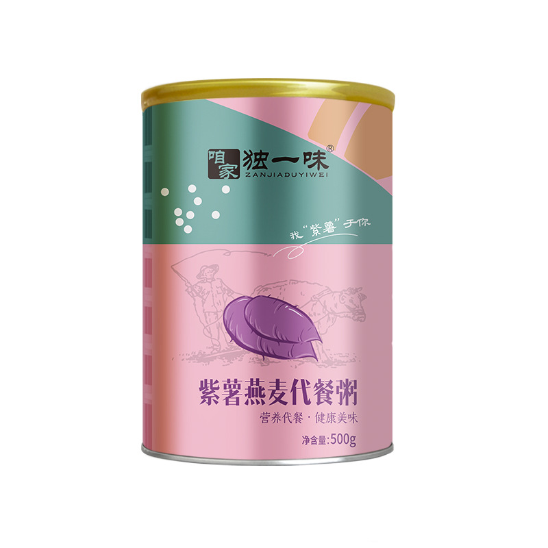 咱家独一味 紫薯燕麦代餐500g/罐OEM代加工